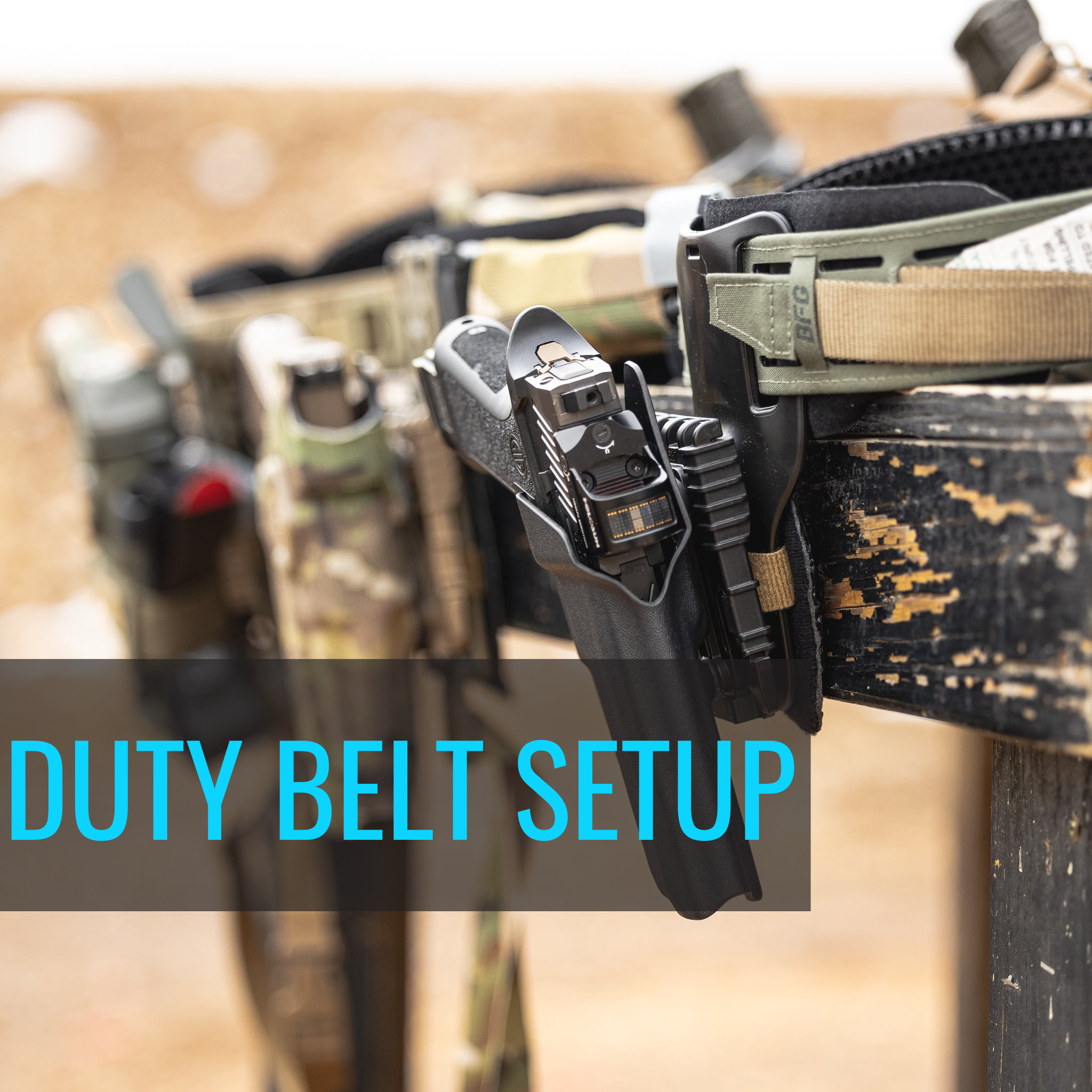 Duty sales belt setup