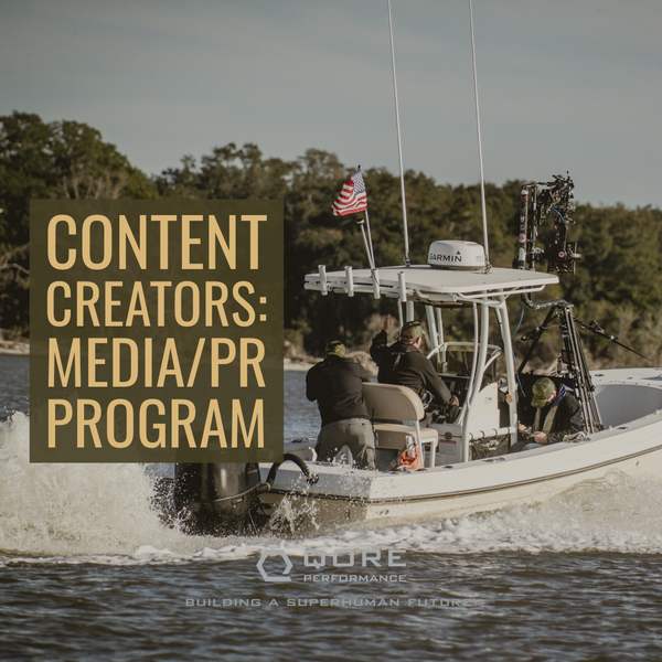 Qore Performance® Media/PR Program for Content Creators