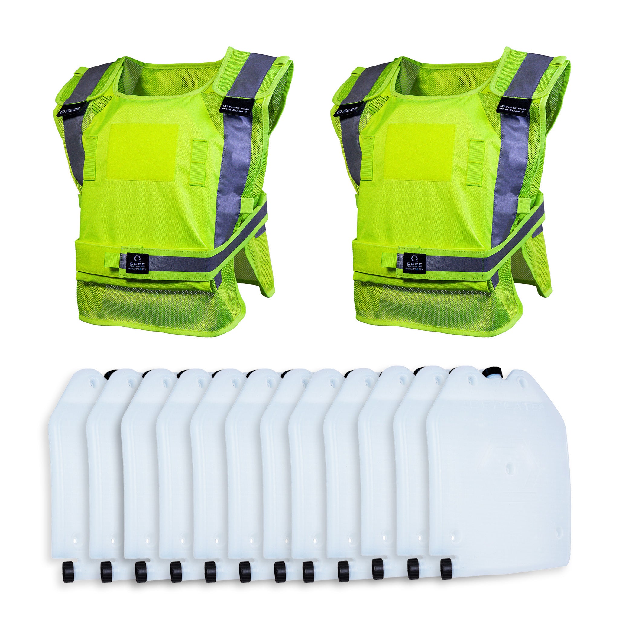 Drive Thru Team Hi Vis Cooling Vest Package | Safety Cooling Vests