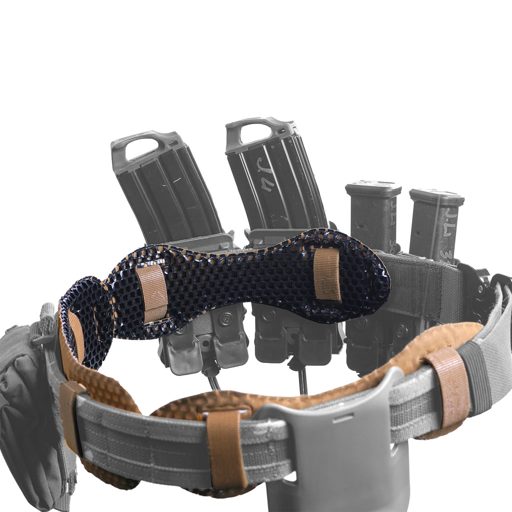 Service belt padded for tactical equipment