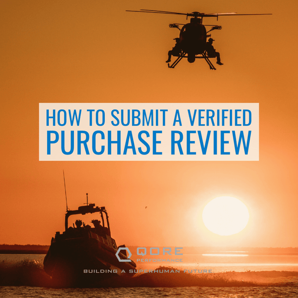 How to submit a Qore Performance® Verified Purchase Review