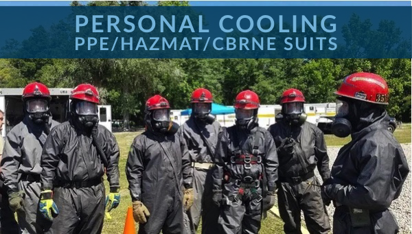 Comment rester au frais dans les combinaisons EPI/HAZMAT/CBRNE