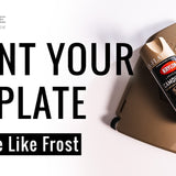 Custom Colored ICEPLATE® Gen 3: how to Spray Paint your ICEPLATE®
