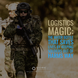 high storage density water bottle keeps US Army Soldiers safer