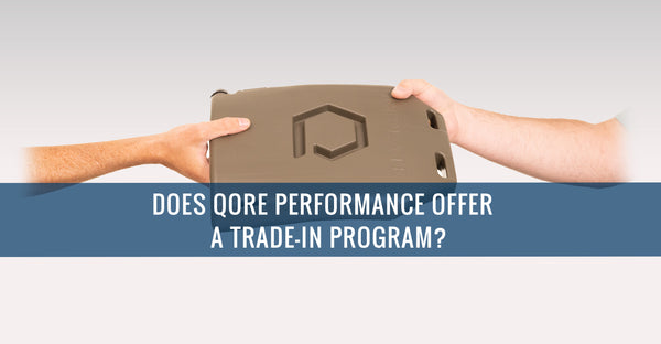 Does Qore Performance offer a trade-in program for older products?