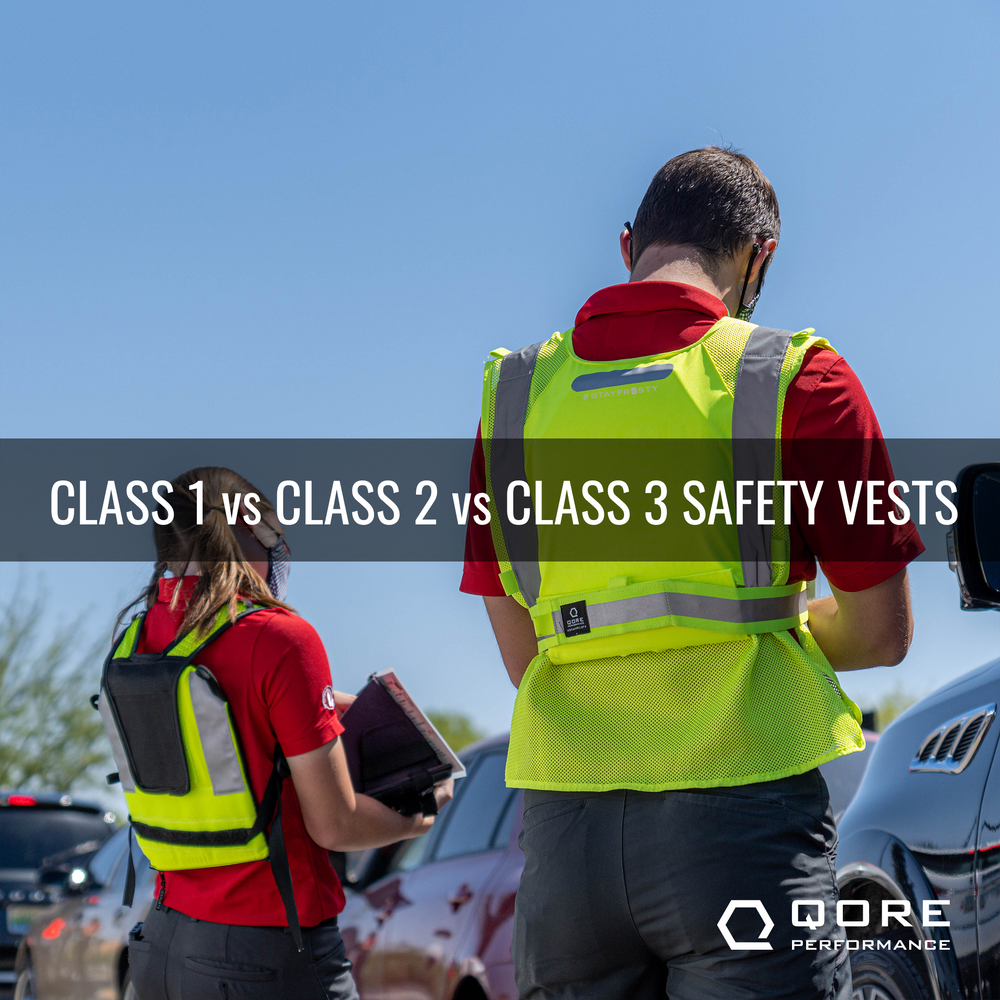 Class 1 vs Class 2 vs Class 3 Safety Vests | Qore Performance