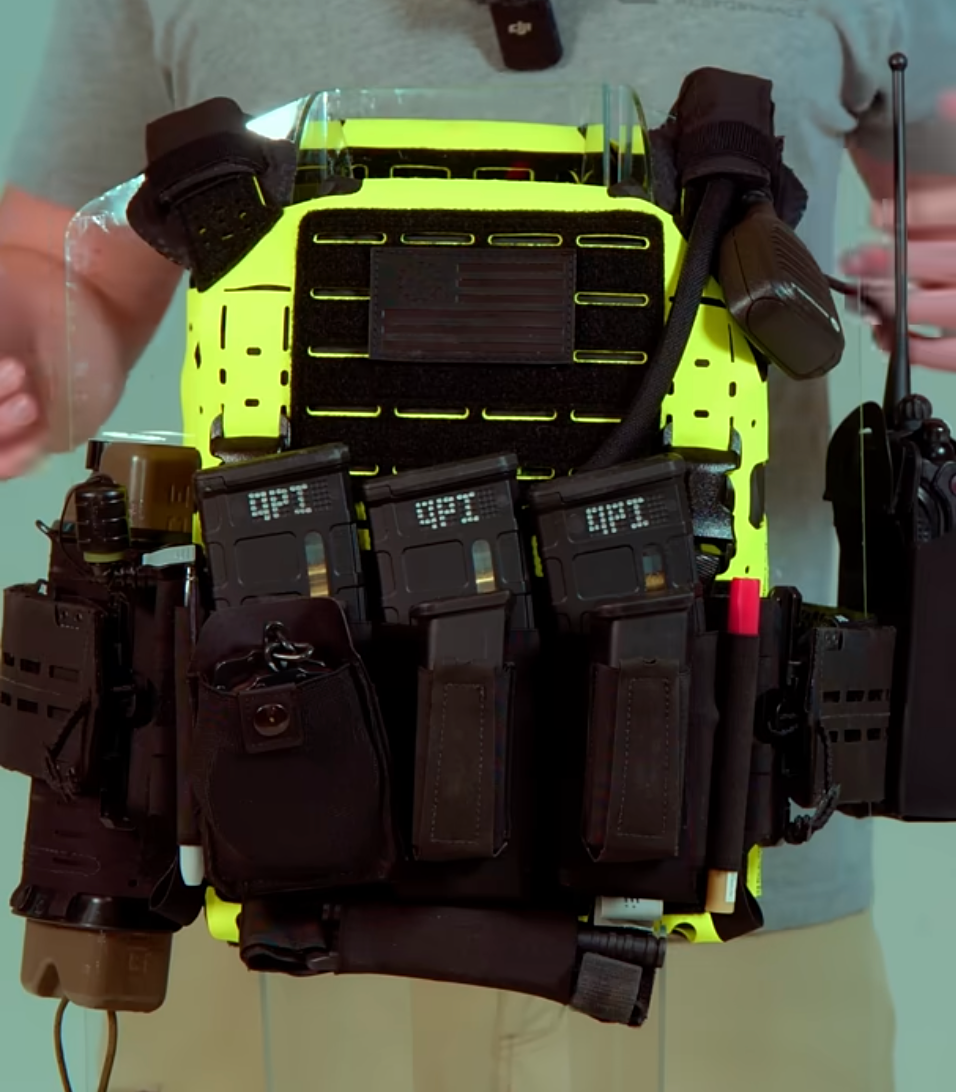 HiVis Police Plate Carrier Setup - ICEPLATE EXO® Gen 3 - Law Enforcement Officer Concept Build List