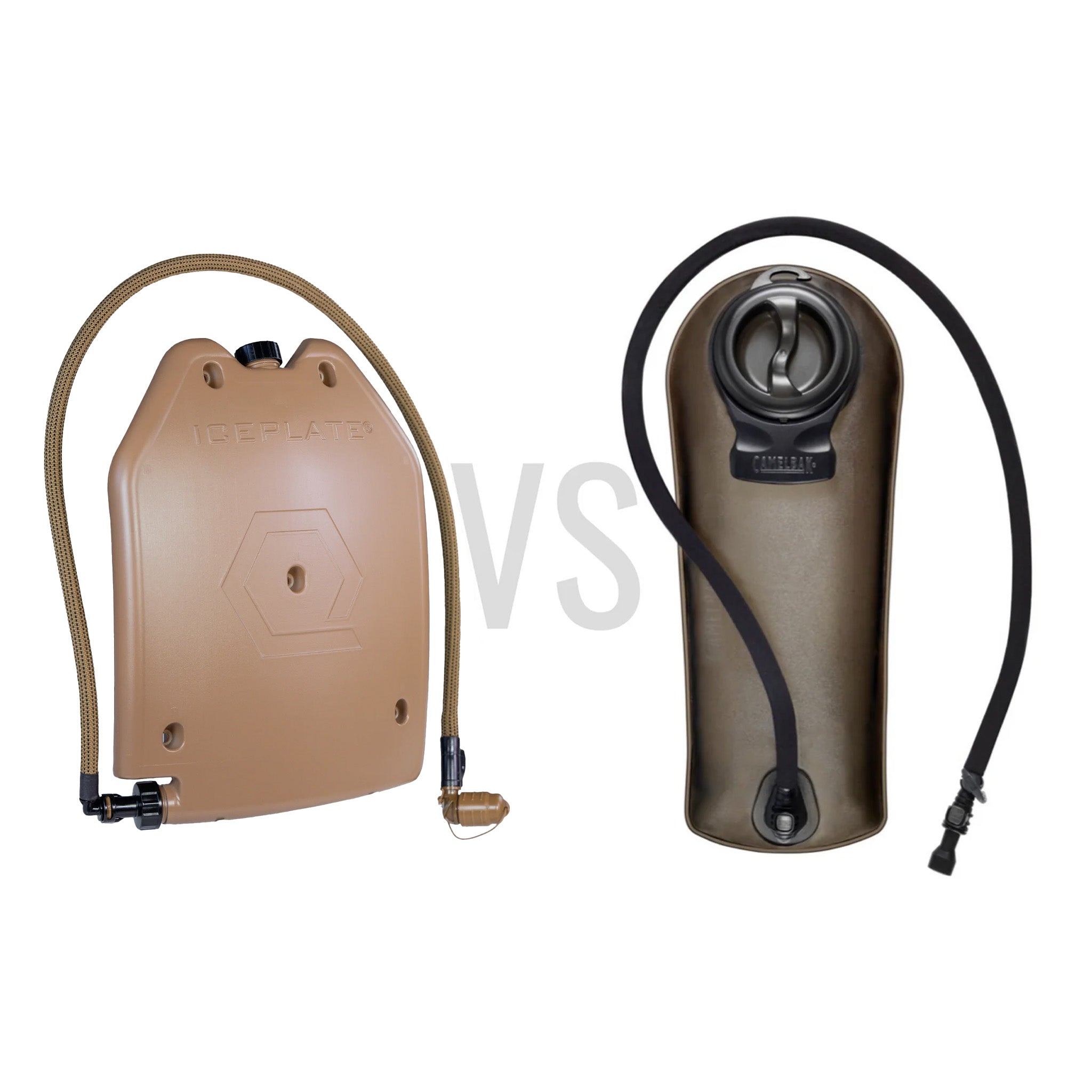 Plate Carrier Hydration: ICEPLATE® vs. Camelbak (What is the difference between hard and soft hydration bladders?)