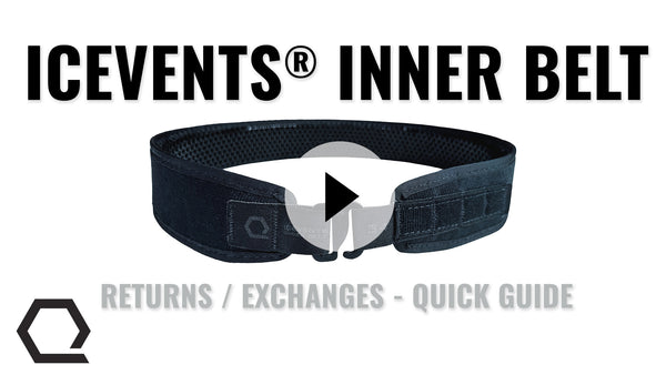 ICEVENTS® Inner Belt - Returns / Exchanges Quick Guide