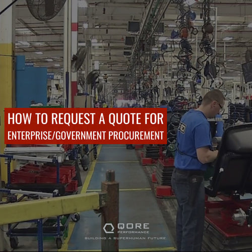 Enterprise and Government Purchasing: How to Request a Quote and Buy in Bulk from Qore Performance