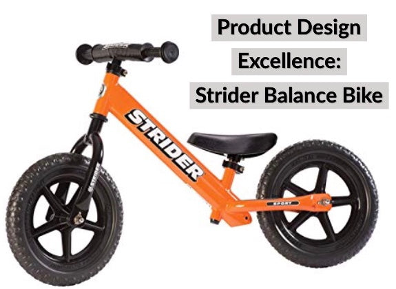 Product Design Excellence Series : vélo d'équilibre Strider