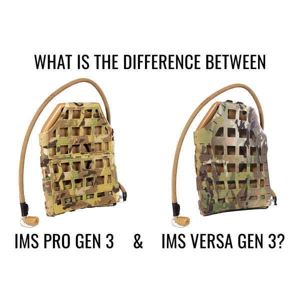 Plate Carrier Hydration and Body Armor Cooling, Heating: What is the difference between IMS Pro and IMS Versa?