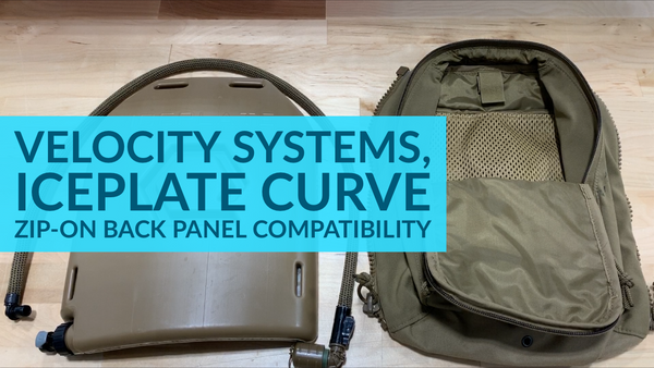 Does IcePlate® Curve fit in a Velocity Systems SCARAB Zip-On Back Panel?
