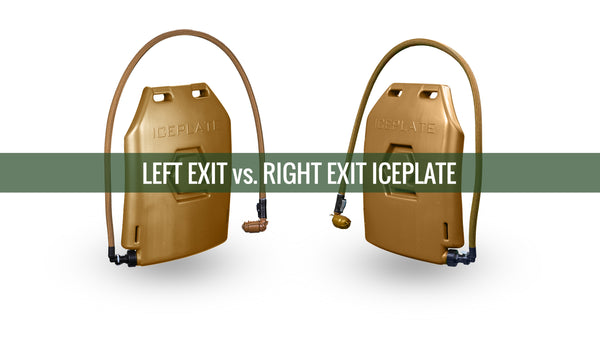 Comment faire la différence entre les courbes IcePlate® de sortie gauche et de sortie droite et laquelle me convient le mieux ?