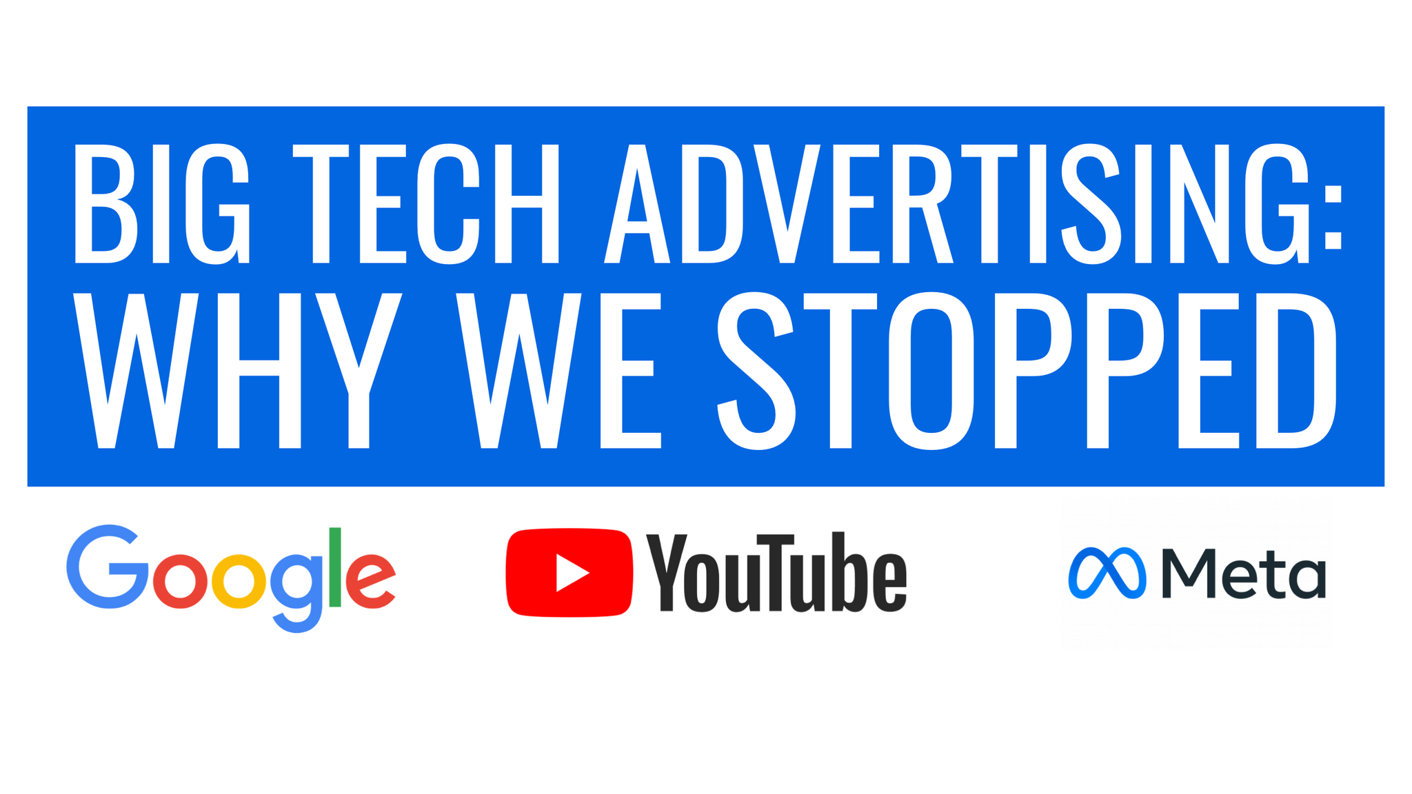 Truth and Cheeseburgers: Why We Stopped Advertising on Big Tech Platforms (Google, Facebook, Instagram, Amazon)