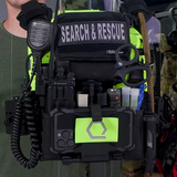 HiVis Search and Rescue Plate Carrier Setup - ICEPLATE EXO® Gen 3 - SAR Plate Carrier Concept Build List