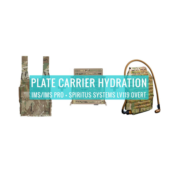 How do I run IMS or IMS Pro Hard Cell Plate Carrier Hydration Bladders with the Spiritus Systems LV119 Overt?