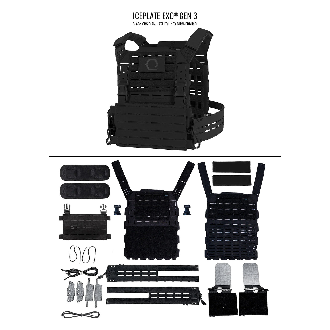 ICEPLATE EXO® Gen 3 Ultralight Minimalist Plate Carrier