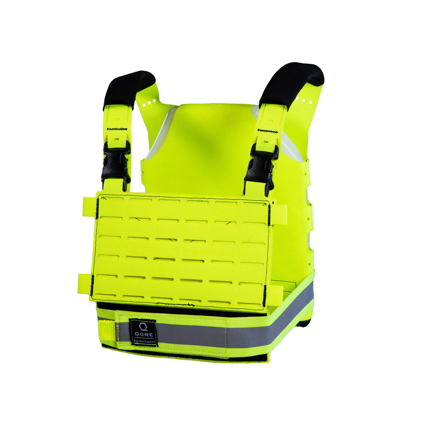 ICEPLATE® CashVest™ (QSR/Drive-Thru Specific Cooling, Heating and Hydration Safety Vest with 360° HiVis))
