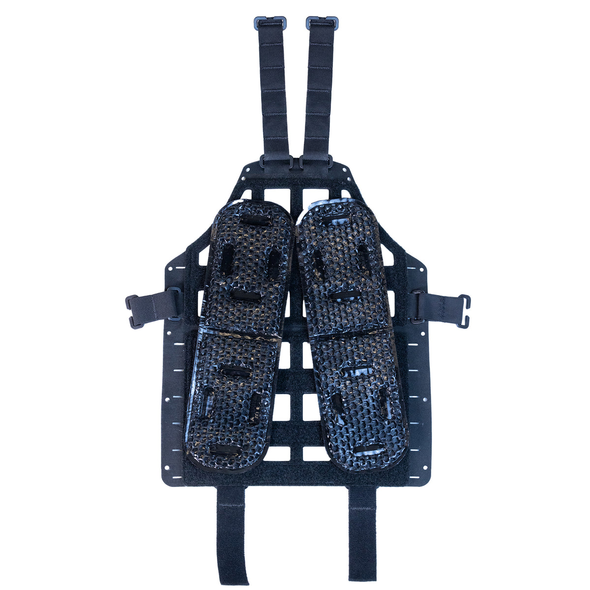 CATAMARAN Gen 3 mounted in Venturi orientation inside a plate carrier, showing ICEVENTS® pontoons placement.