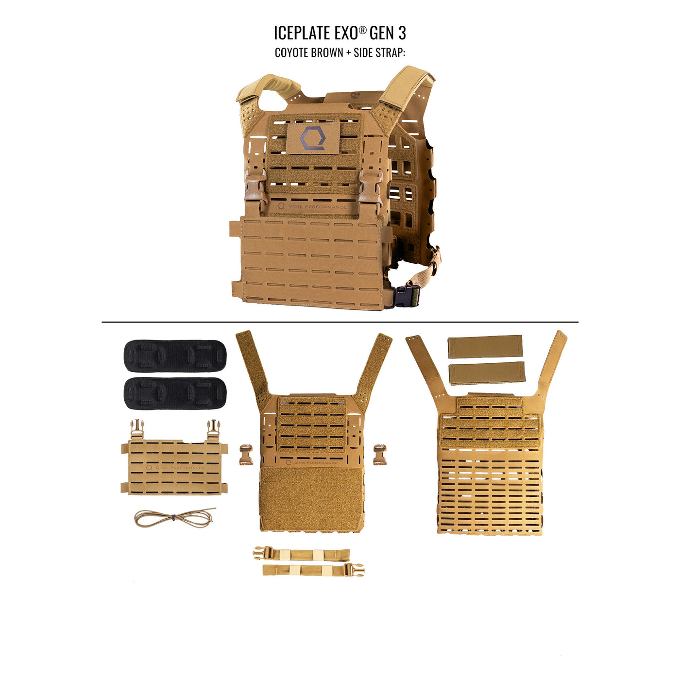 ICEPLATE EXO® Gen 3 Ultralight Minimalist Plate Carrier