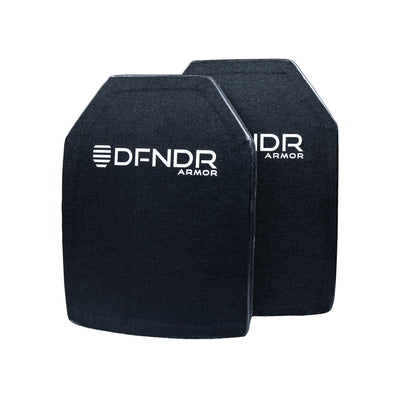 DFNDR Armor Level III+ C Stand-Alone Rifle Rated Plates (Pair) for ICEPLATE EXO®