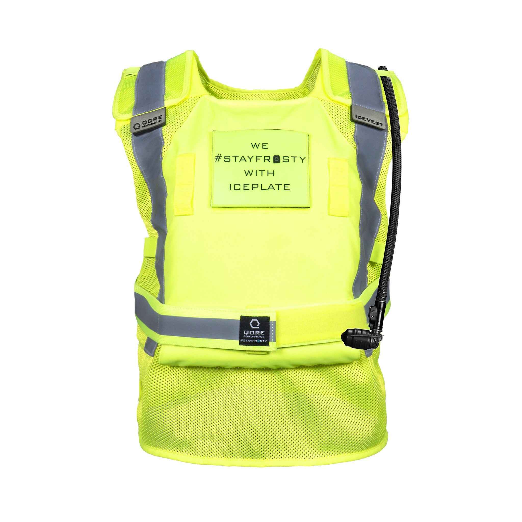 ICEPLATE EXO® HiVis Cooling, Heating, & Hydration Safety Vest