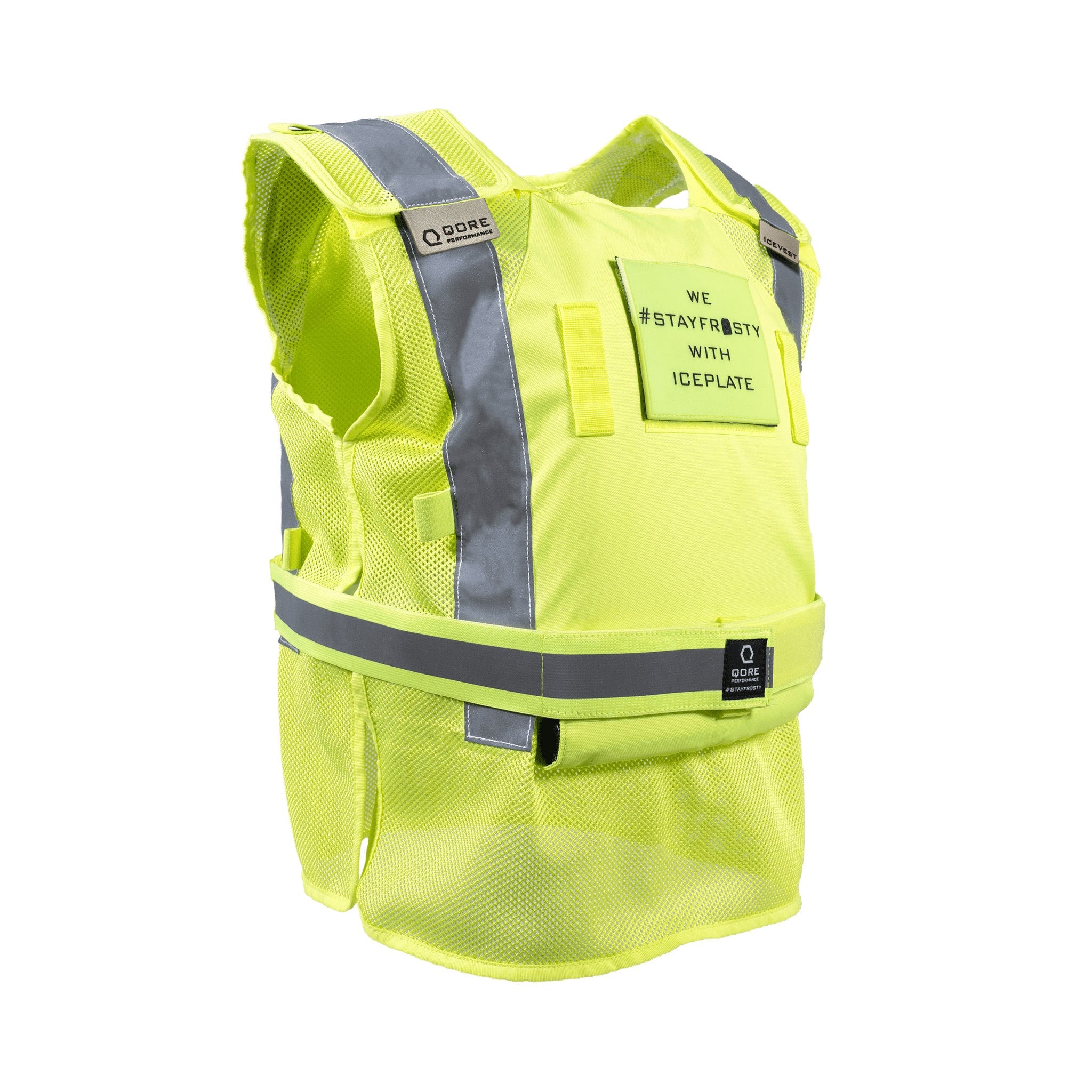 ICEPLATE EXO® HiVis Cooling, Heating, & Hydration Safety Vest