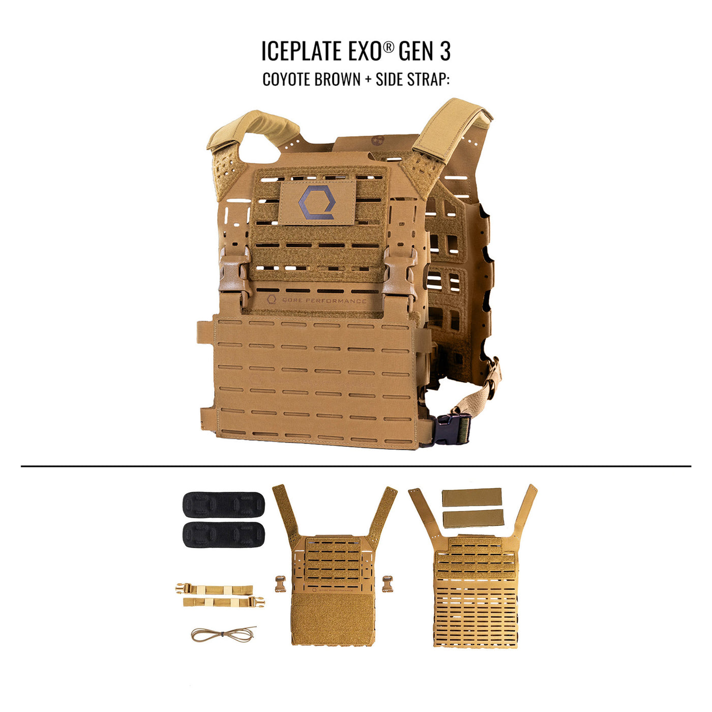 ICEPLATE EXO® Gen 3 Ultralight Minimalist Plate Carrier