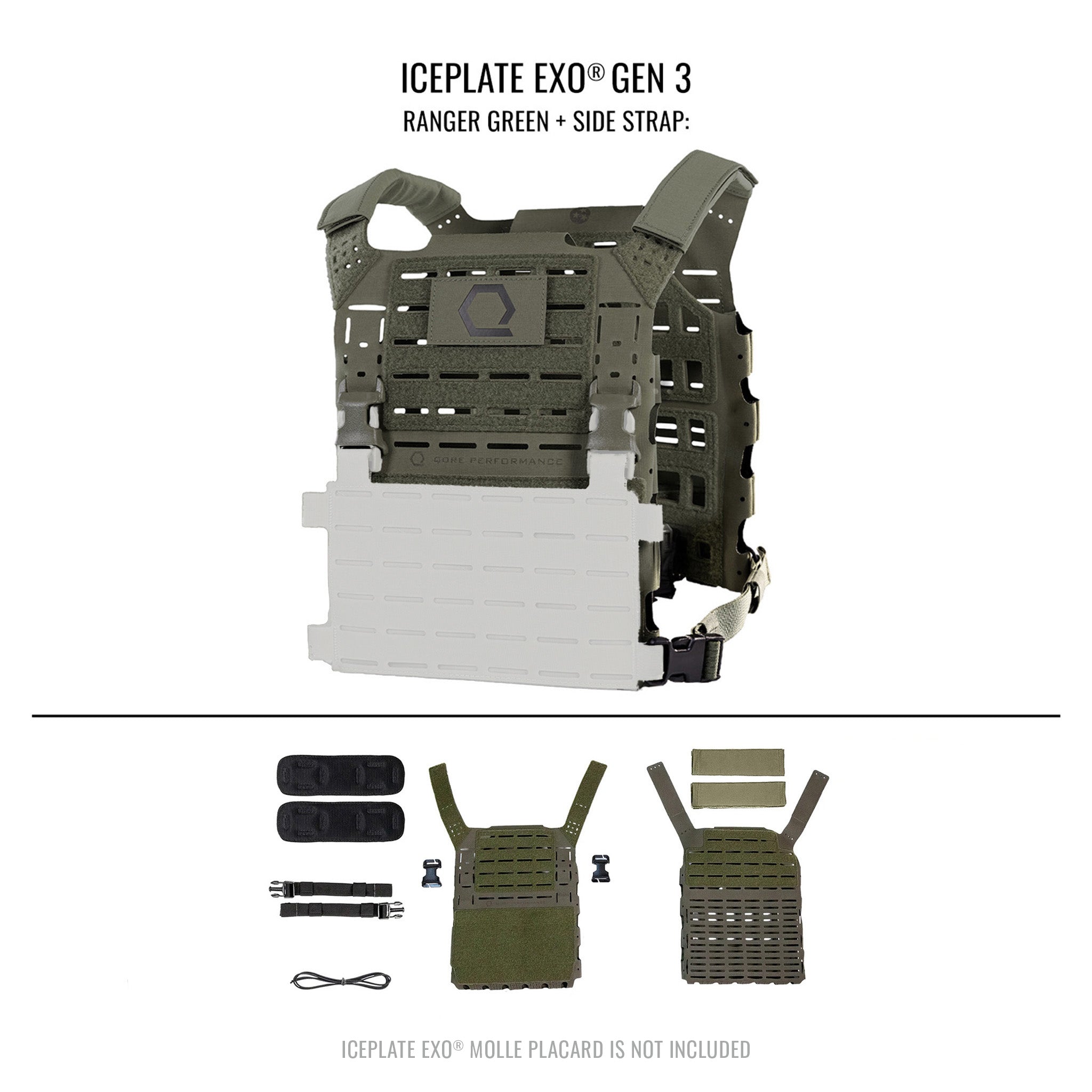 ICEPLATE EXO® Gen 3 Ultralight Minimalist Plate Carrier | Qore