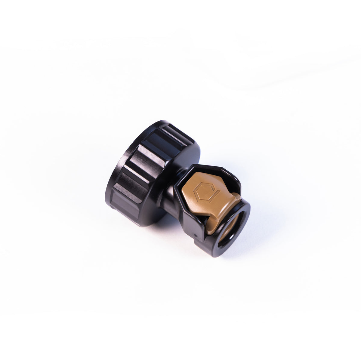 Side view of ICECAP Gen 3 on white background, showing quick disconnect button.