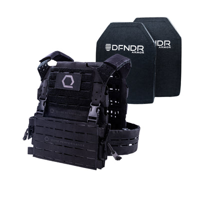 ICEPLATE EXO® Gen 3 DFNDR Level III+ C Armor Package - Launch Edition (includes 2 x DFNDR Armor Rifle Rated Hard Plates)