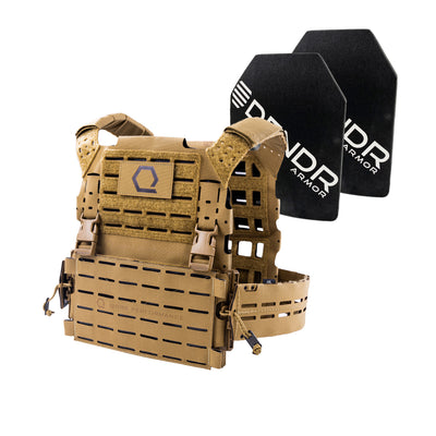 IcePlate EXO® DFNDR Level IV Armor Package (enthält 2 x DFNDR Armor Rifle Rated Hard Plates)