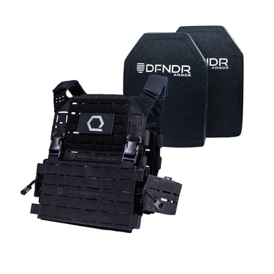 ICEPLATE EXO® Gen 3 DFNDR Level III+ C Armor Package (Includes 2 x DFNDR Armor Rifle Rated Hard Plates)