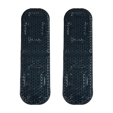 Pair of ICEVENTS Classic ventilation pontoons showing Velcro hook backing