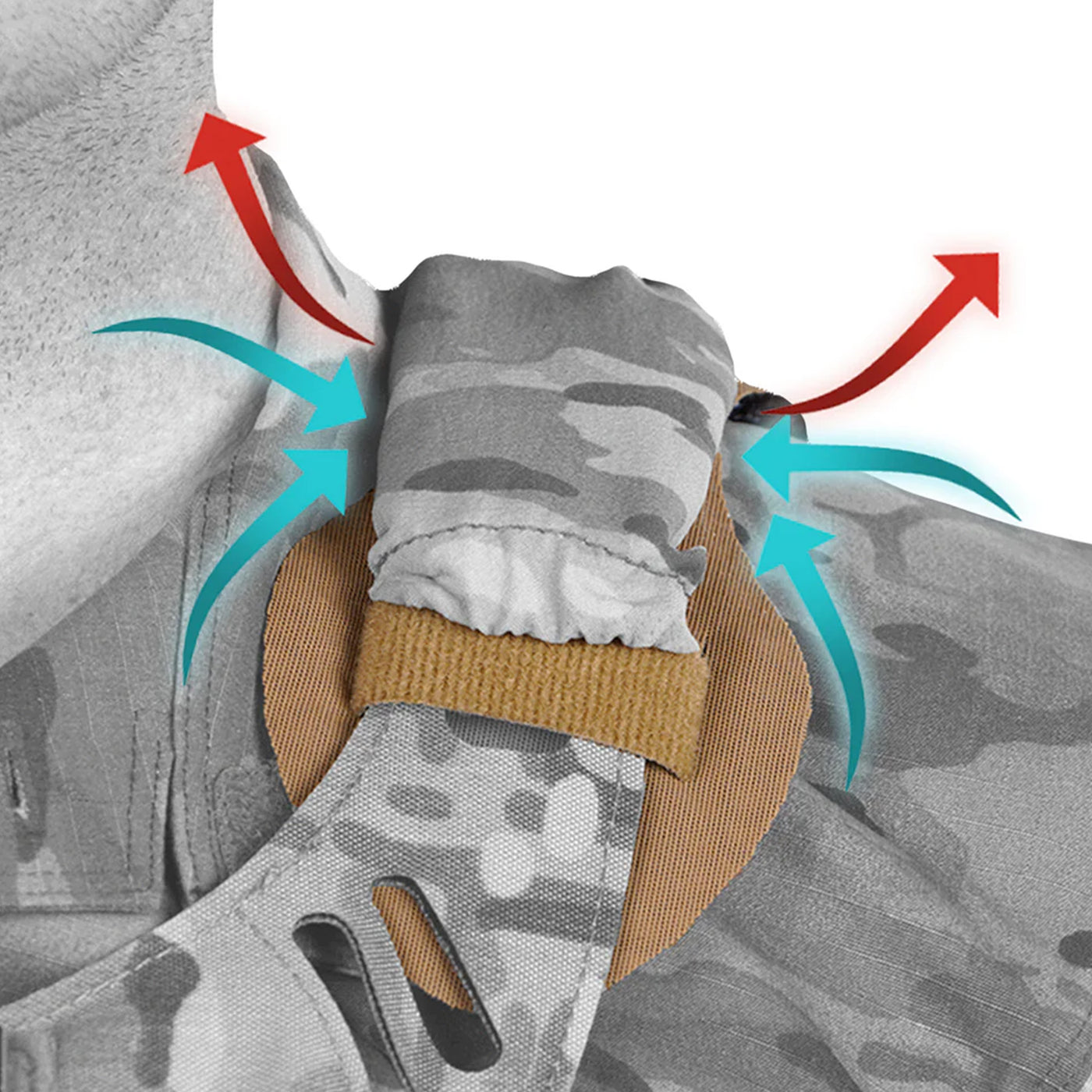 ICEVENTS® Plate Carrier Shoulder Pads - Classic [Heavy Loads] or Aero [Minimalist/Lighter Loads] (PowerMesh backing)