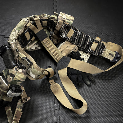 ICEVENTS® High Mobility Aero or Classic Ventilated Gun Belt Pads (PowerMesh backing)