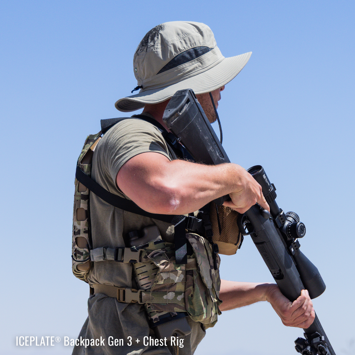 Integrate a compatible chest rig
