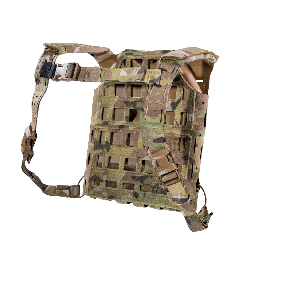 Front view of MultiCam ICEPLATE Backpack Gen 3 Cooling/Warming only version with ICEPLATE inserted.