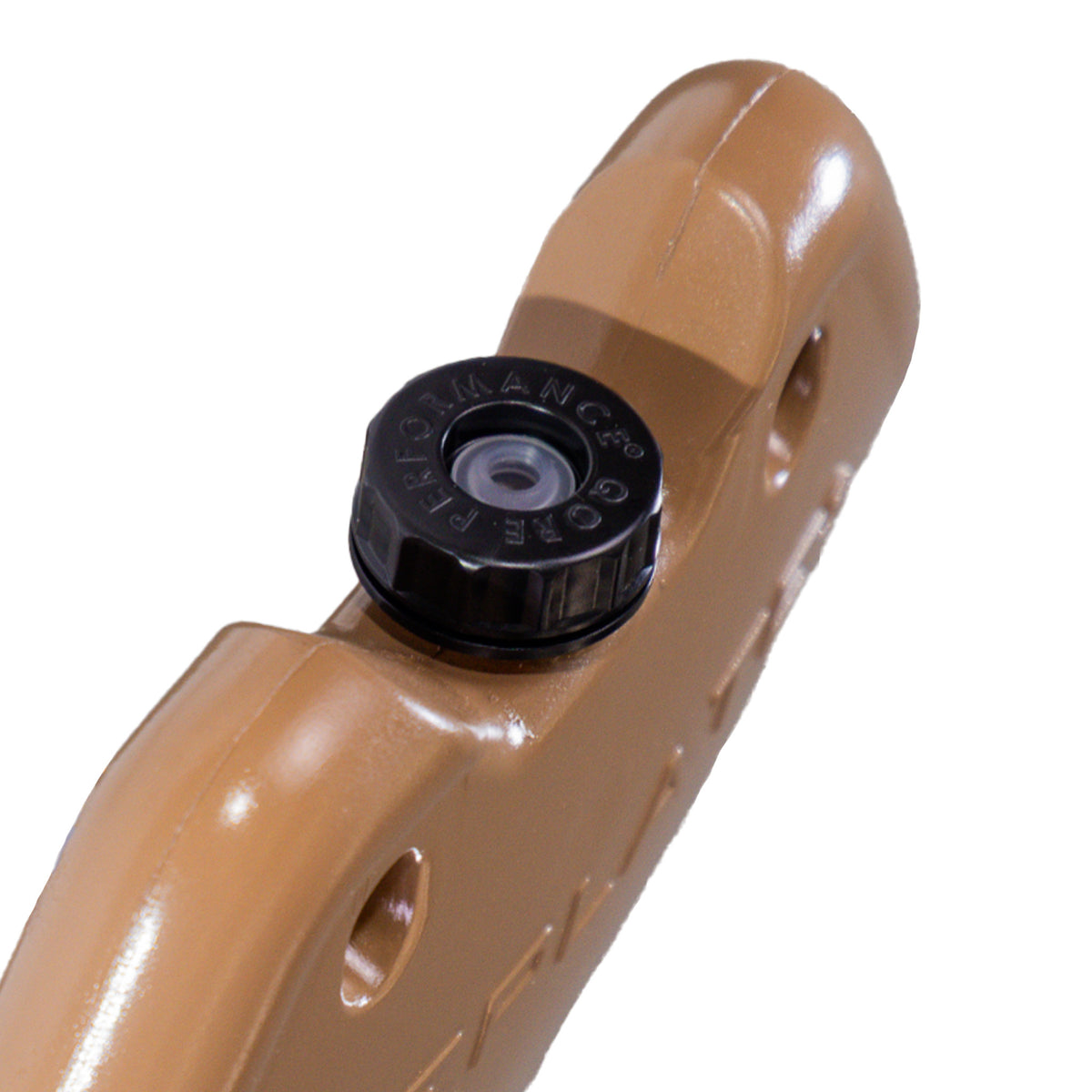Valve Cap installed on ICEPLATE® Gen 3 top port, showing drinking opening