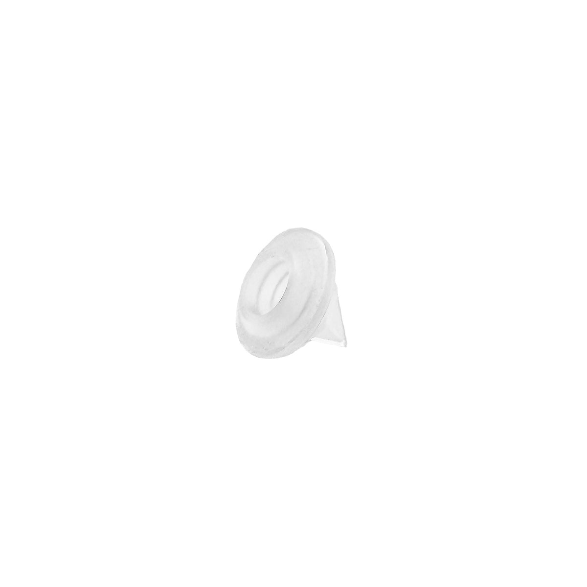Close-up of single one-way valve replacement part for ICEPLATE® Curve on white background