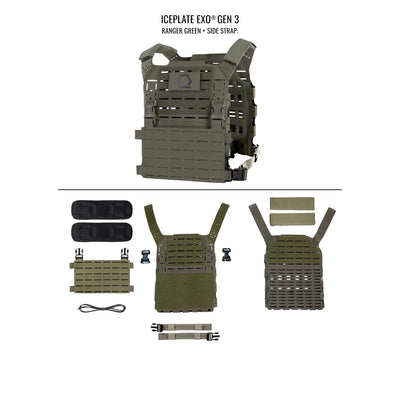ICEPLATE EXO® Gen 3 Ultralight Minimalist Plate Carrier