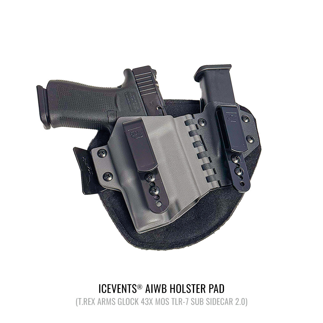 ICEVENTS® AIWB Holster Pad (T.Rex Arms Glock 19, 43X, 45, 48 Sidecar 2.0)