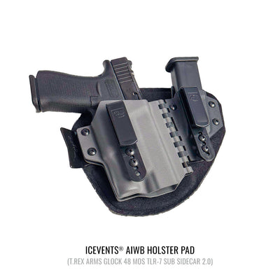 ICEVENTS® AIWB Holster Pad (T.Rex Arms Glock 19, 43X, 45, 48 Sidecar 2.0)