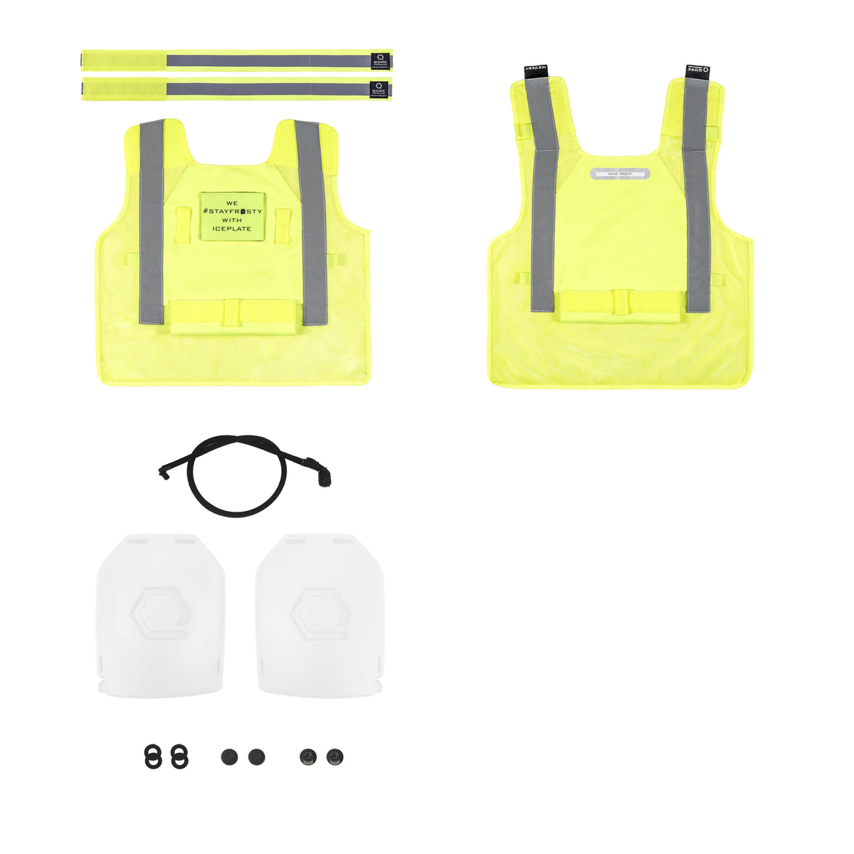 ICEPLATE EXO® HiVis Class 2 Cooling / Heating / Hydration Safety Vest
