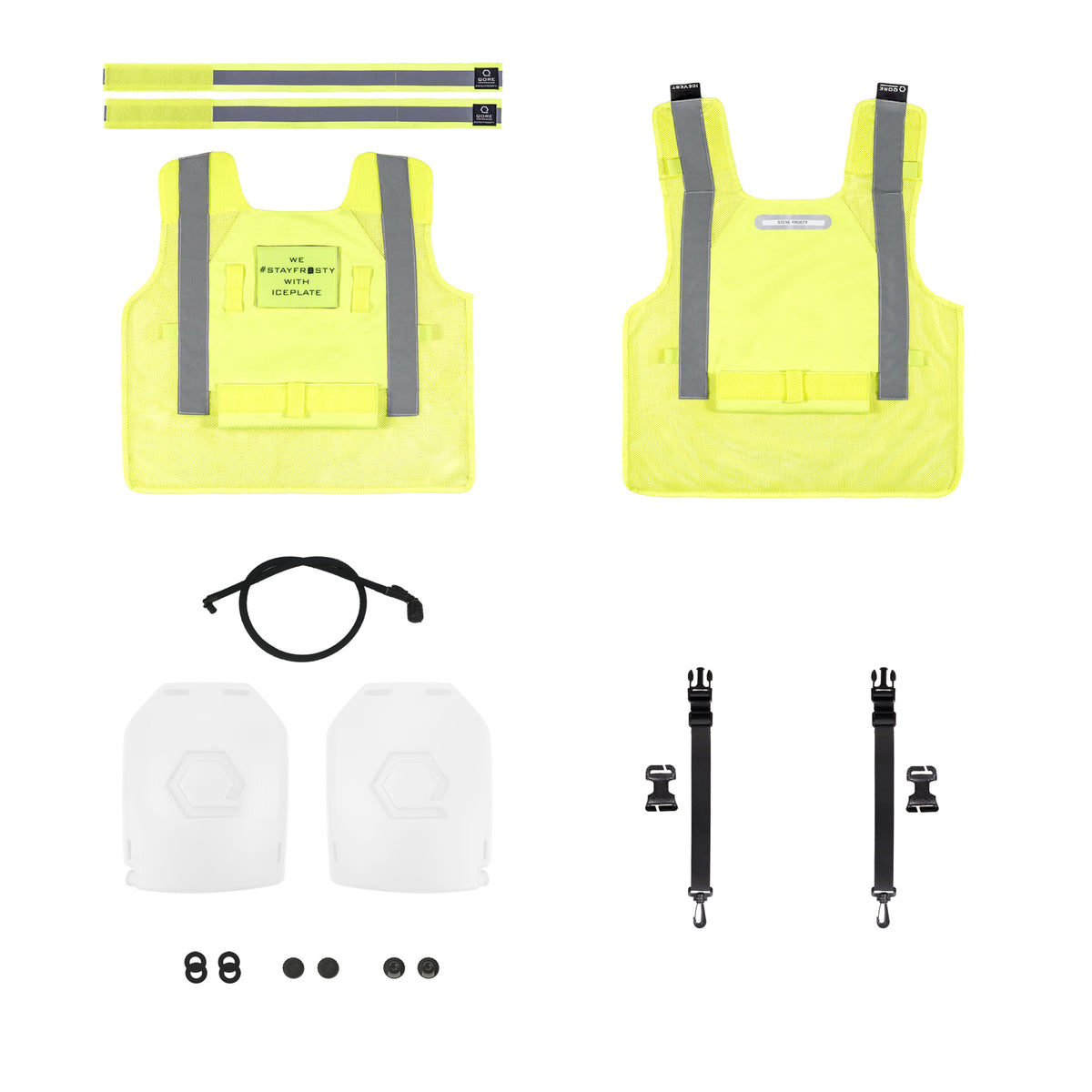ICEPLATE EXO® HiVis Class 2 Cooling / Heating / Hydration Safety Vest