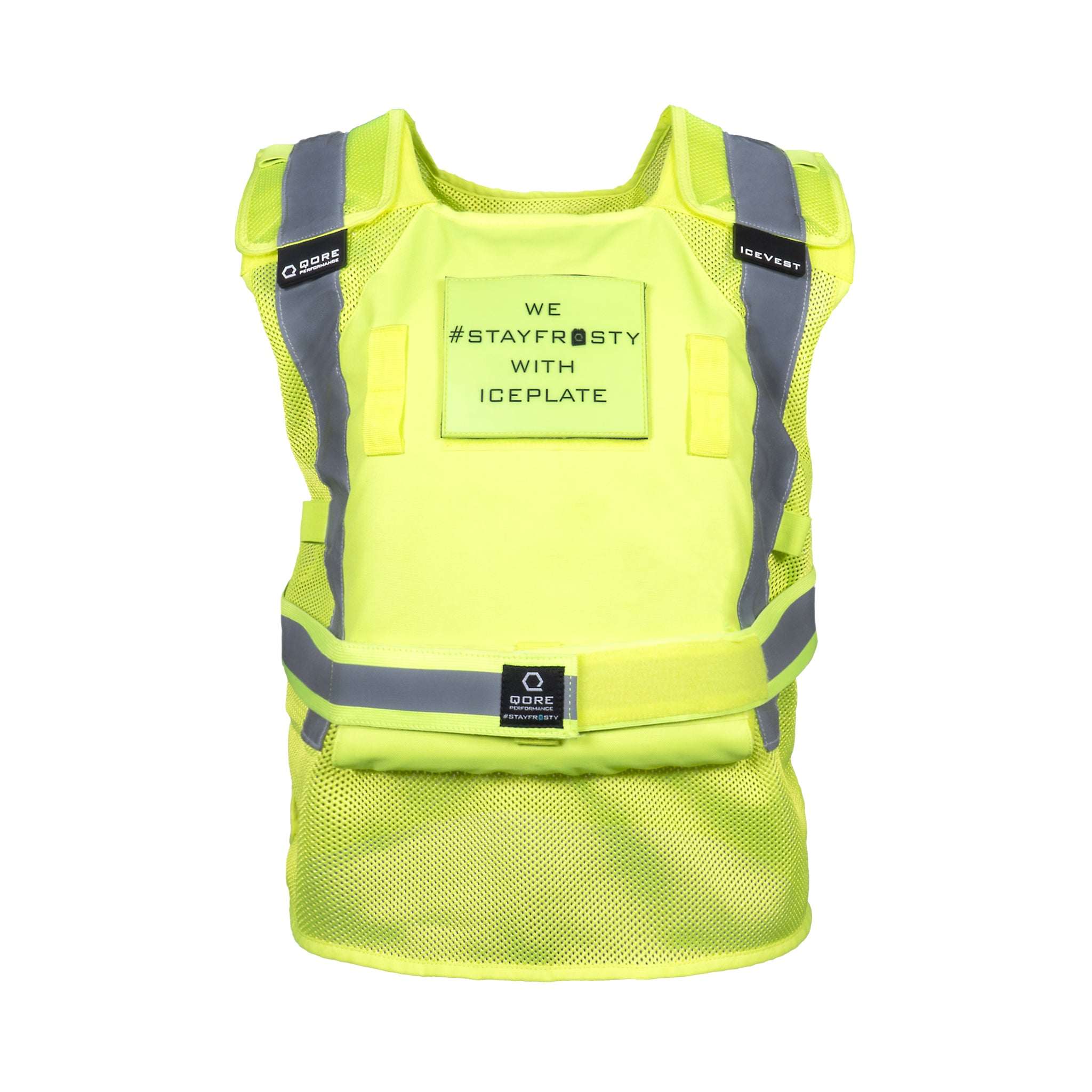 ICEPLATE EXO® HiVis Cooling, Heating, & Hydration Safety Vest