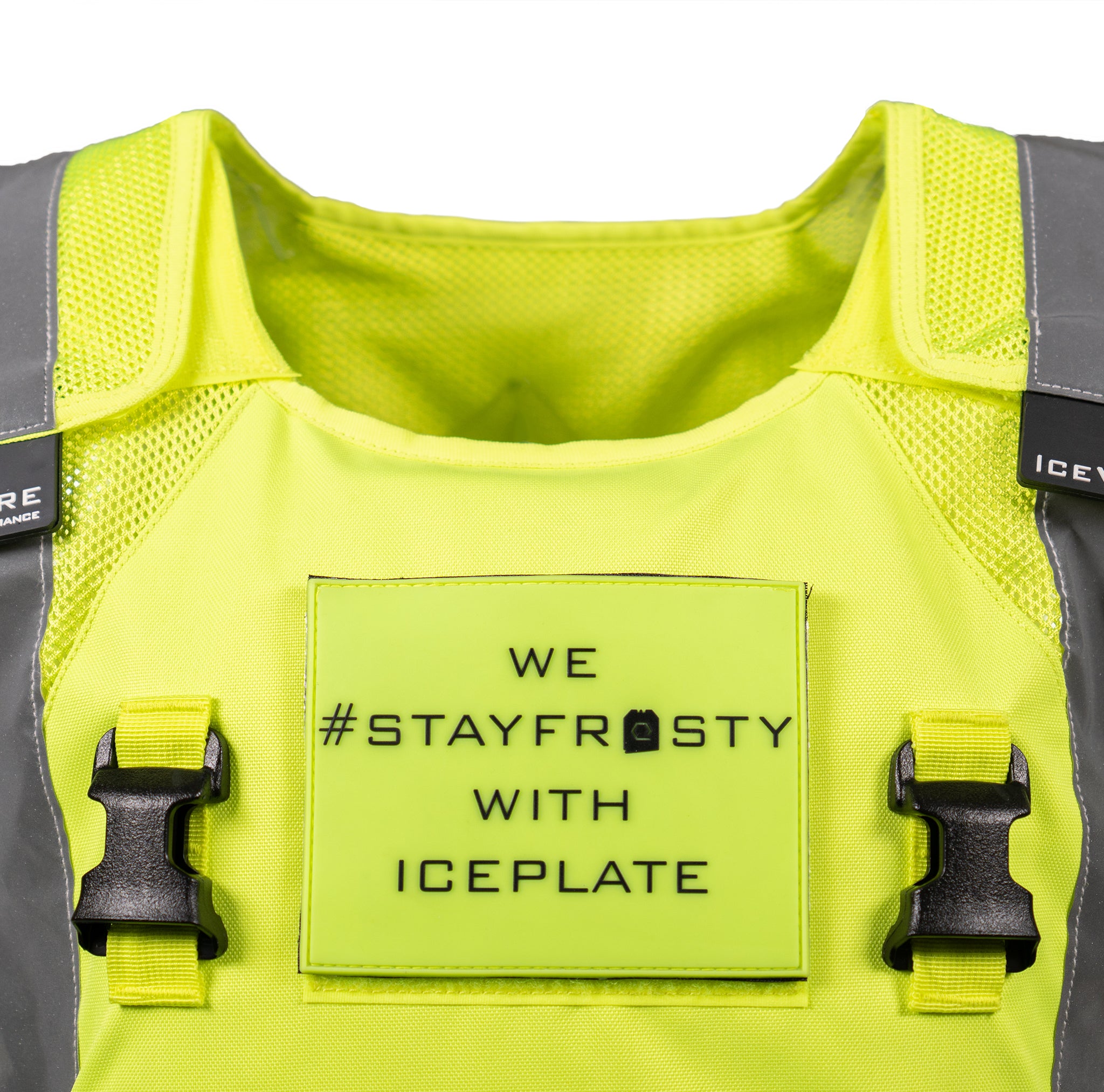 ICEPLATE EXO® HiVis Cooling, Heating, & Hydration Safety Vest