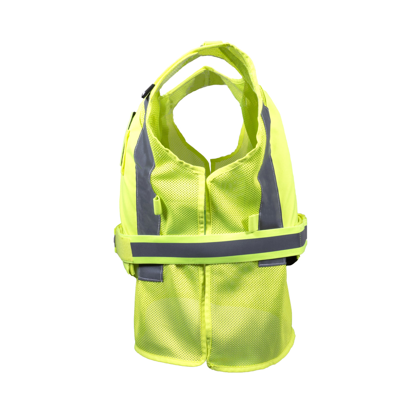 Shield Safety Vest, Reflective Vest, Fluorescent Yellow, 3X-Large, 25 Pack  