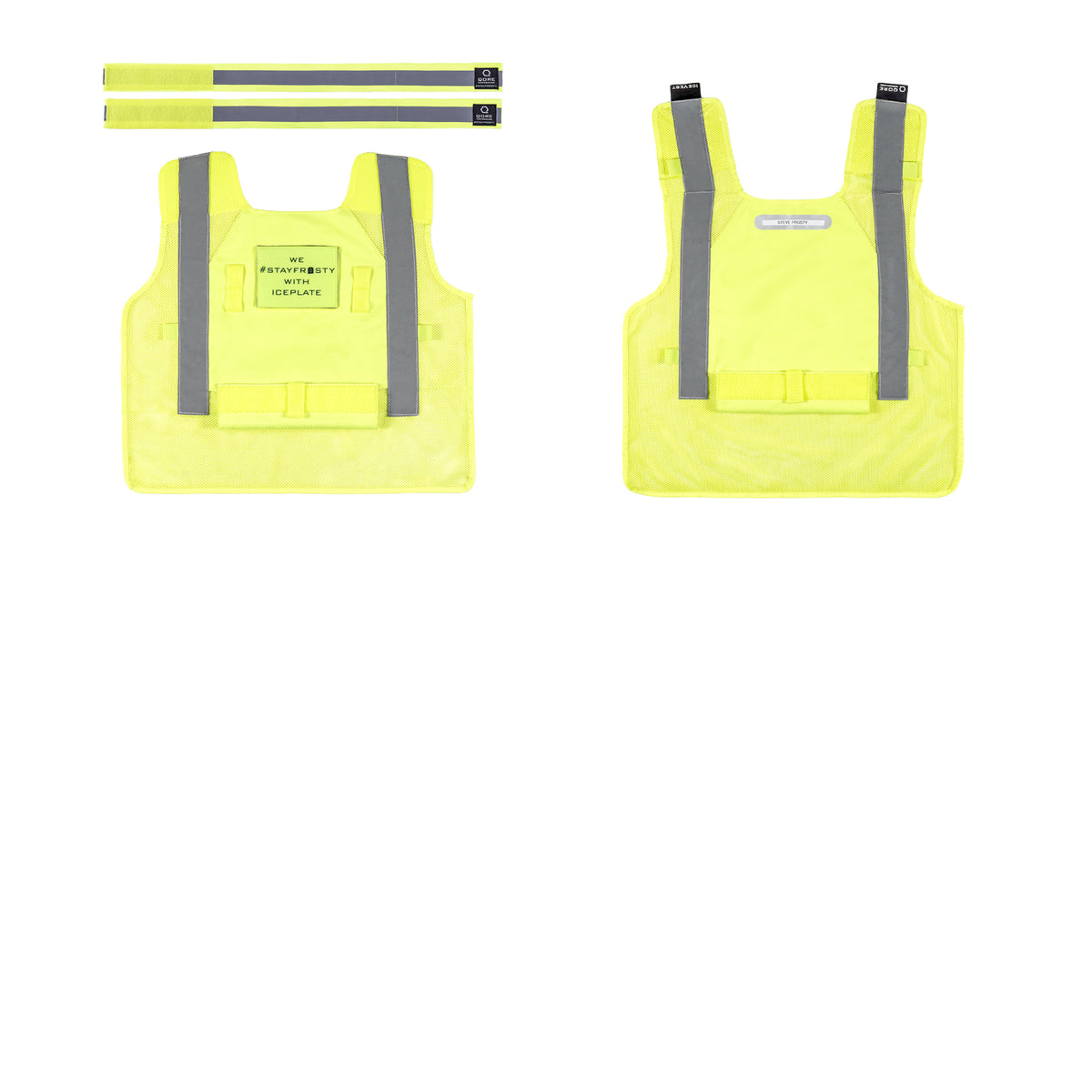 ICEPLATE EXO® HiVis Class 2 Cooling / Heating / Hydration Safety Vest